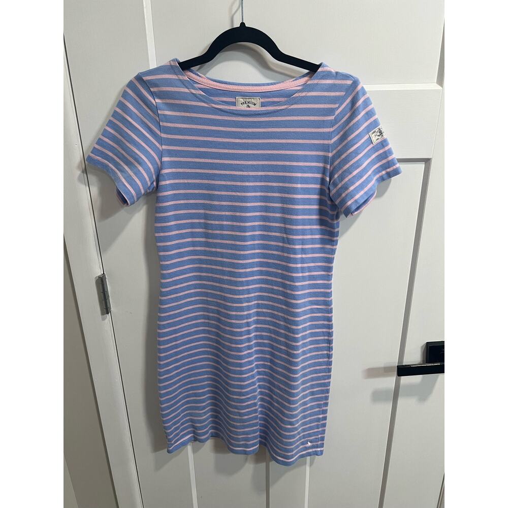 Joules Dresses | Womens Striped Cotton T Shirt Dress | Size 6 - Picture 2 of 7